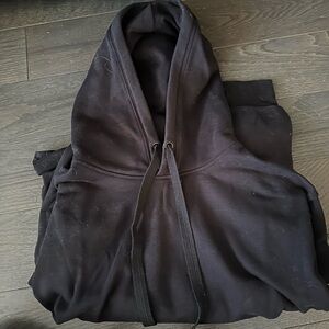 Athleta Black Hoodie Sweatshirt